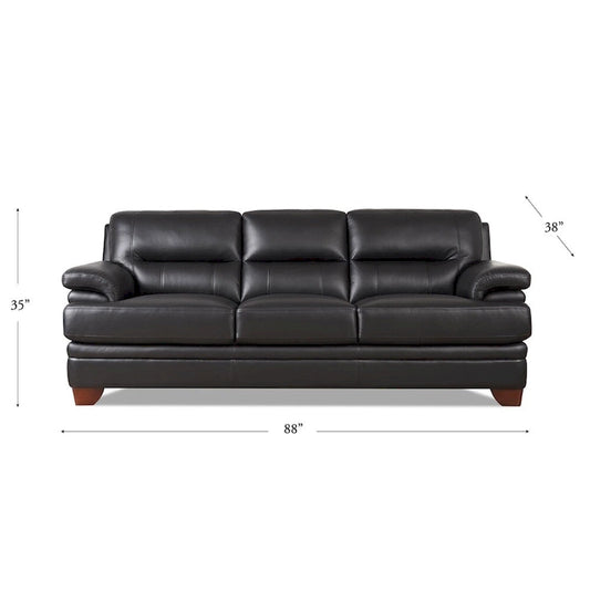 Hydeline Luxor Top Grain Leather Sofa Couch