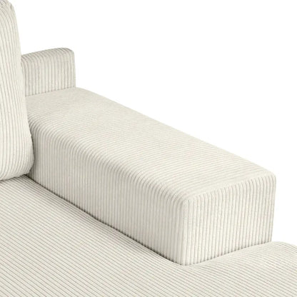 L-shaped Sofa Sectional Sofa with Two USB Ports