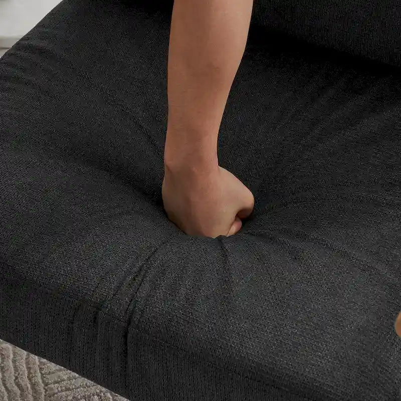 Chenille Swivel 34.7 Wide Soft Modern Upholstered Accent Chair