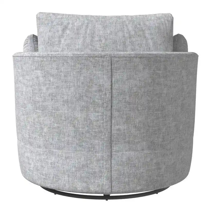 Chenille Swivel 34.7 Wide Soft Modern Upholstered Accent Chair