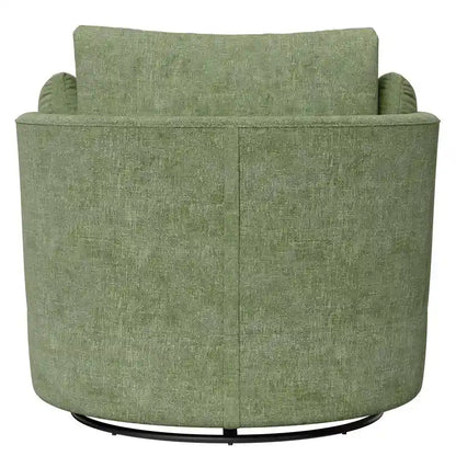 Chenille Swivel 34.7 Wide Soft Modern Upholstered Accent Chair