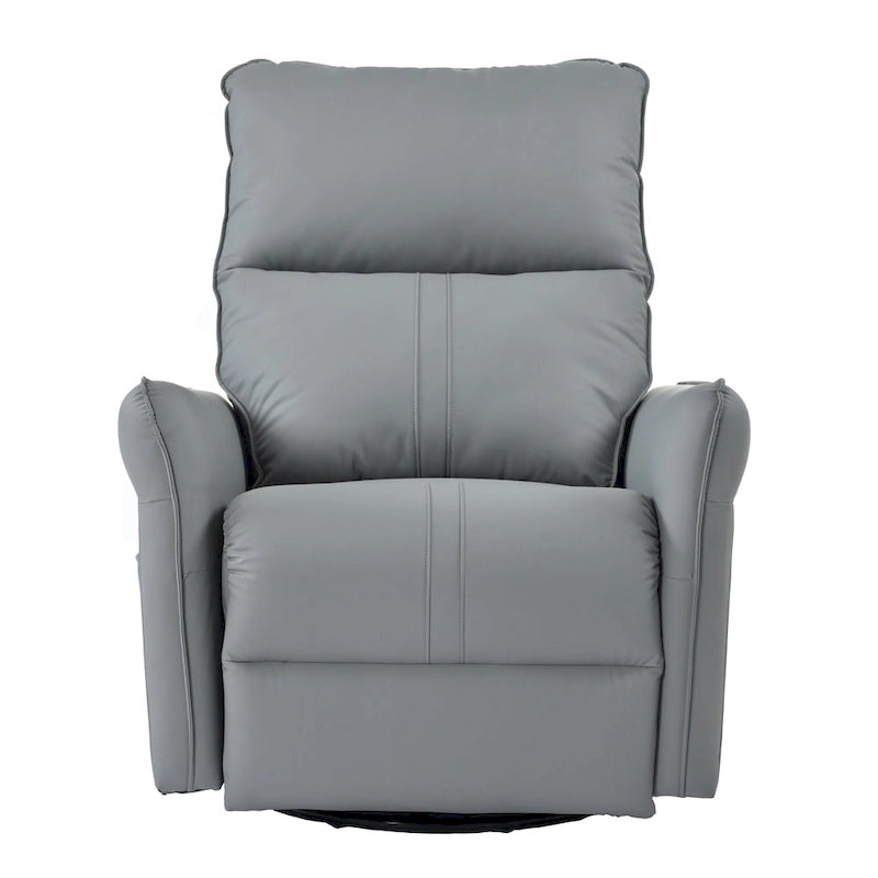 Power Swivel Rocker Recliner Chair for Adults, 270 Swivel Rocking Recliner Chair,Electric Small Recliners, for Living Room