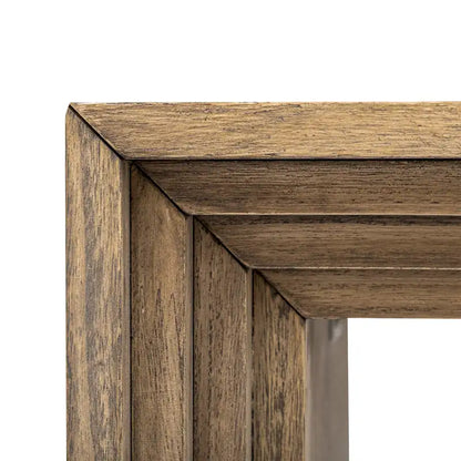 Modern Style Console Table made of Paulownia Solid Wood Veneer,Suitable for Foyer, Living Room, or Entryway