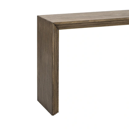 Modern Style Console Table made of Paulownia Solid Wood Veneer,Suitable for Foyer, Living Room, or Entryway