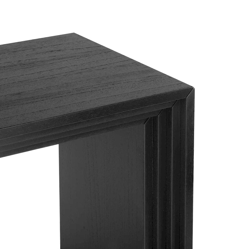 Modern Style Console Table made of Paulownia Solid Wood Veneer,Suitable for Foyer, Living Room, or Entryway