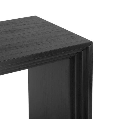Modern Style Console Table made of Paulownia Solid Wood Veneer,Suitable for Foyer, Living Room, or Entryway