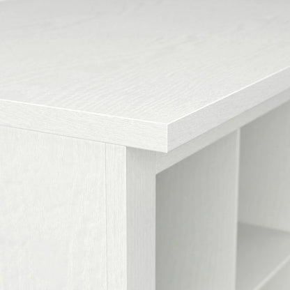 Woodland 40W Shoe Storage Bench with Shelves by Bush Furniture