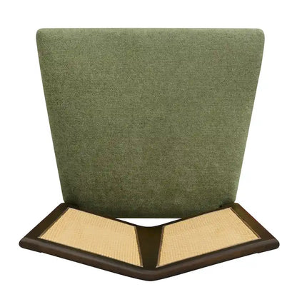 Christopher Knight Home - Oliver Mid-Century Rattan Back Upholstered Dining Chair Set of 2