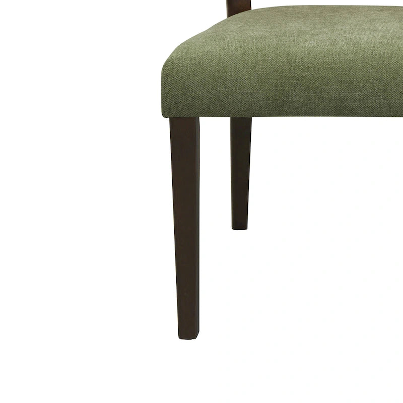 Christopher Knight Home - Oliver Mid-Century Rattan Back Upholstered Dining Chair Set of 2