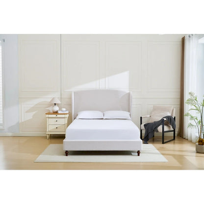 Christopher Knight Home - Windsor Classic Bed Frame with Wingback Headboard