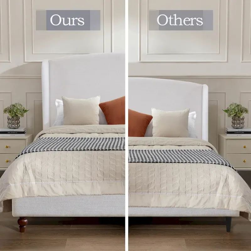 Christopher Knight Home - Windsor Classic Bed Frame with Wingback Headboard