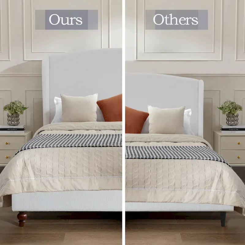 Christopher Knight Home - Windsor Classic Bed Frame with Wingback Headboard