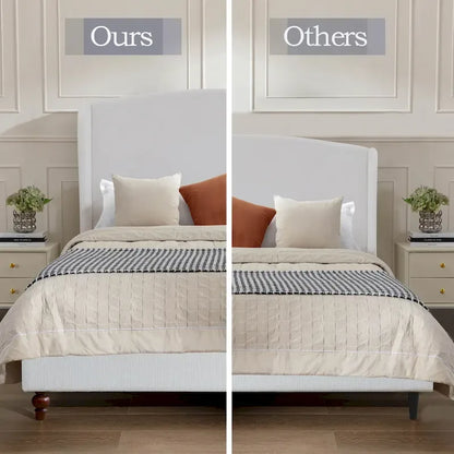 Christopher Knight Home - Windsor Classic Bed Frame with Wingback Headboard