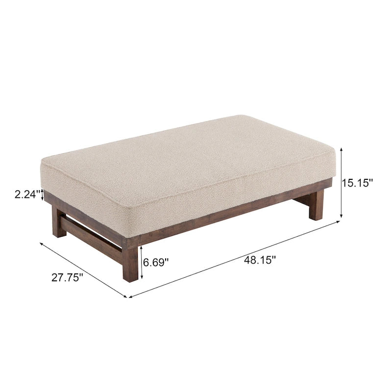 Christopher Knight Home Modern Cocktail Ottoman Bench