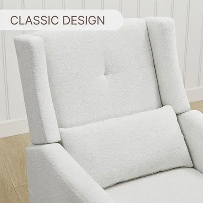 Lincoln Manual Swivel Glider Recliner with Lumbar Pillow