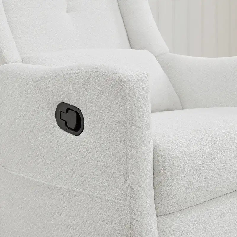 Lincoln Manual Swivel Glider Recliner with Lumbar Pillow