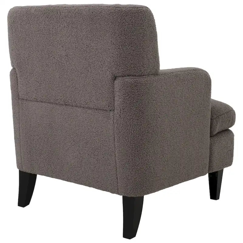 Roomfitters Upholstered Accent Chair Tufted Armchair for Living Room and Bedroom