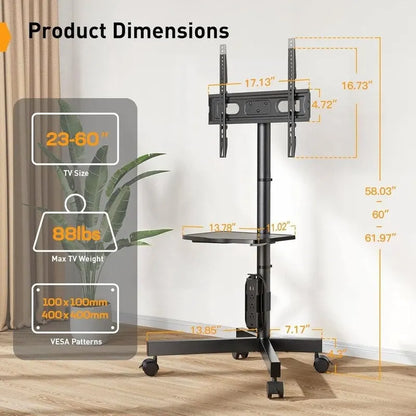 Mobile TV Cart
