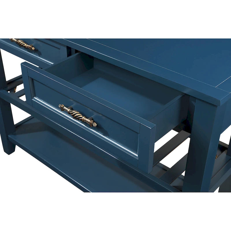 Versatile Wooden Console Table with Storage and Stylish Design for Home Decor