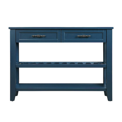 Versatile Wooden Console Table with Storage and Stylish Design for Home Decor