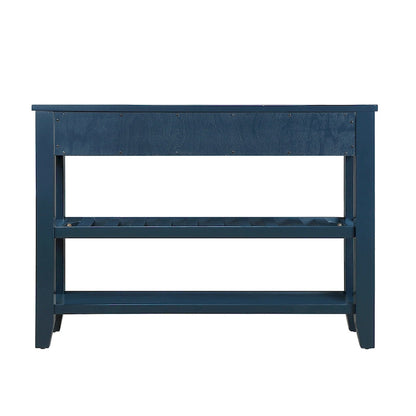 Versatile Wooden Console Table with Storage and Stylish Design for Home Decor