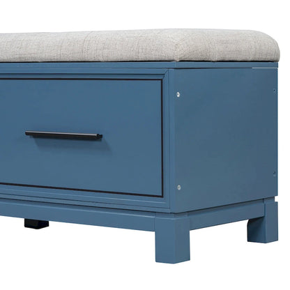 Shoe Bench with Removable Cushion & Hidden Storage