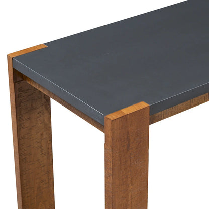 Narrow Long Entryway Console Table Side Table with Bottom Shelf