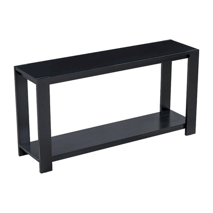 Narrow Long Entryway Console Table Side Table with Bottom Shelf