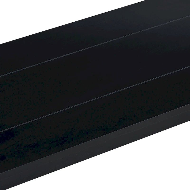 Narrow Long Entryway Console Table Side Table with Bottom Shelf