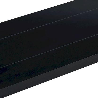 Narrow Long Entryway Console Table Side Table with Bottom Shelf