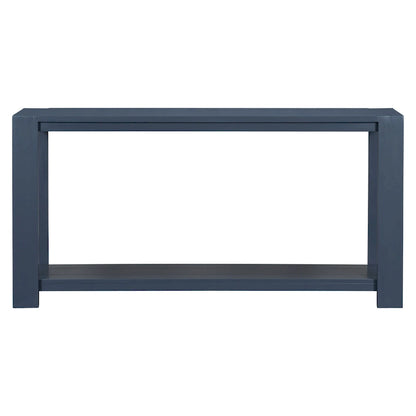Narrow Long Entryway Console Table Side Table with Bottom Shelf