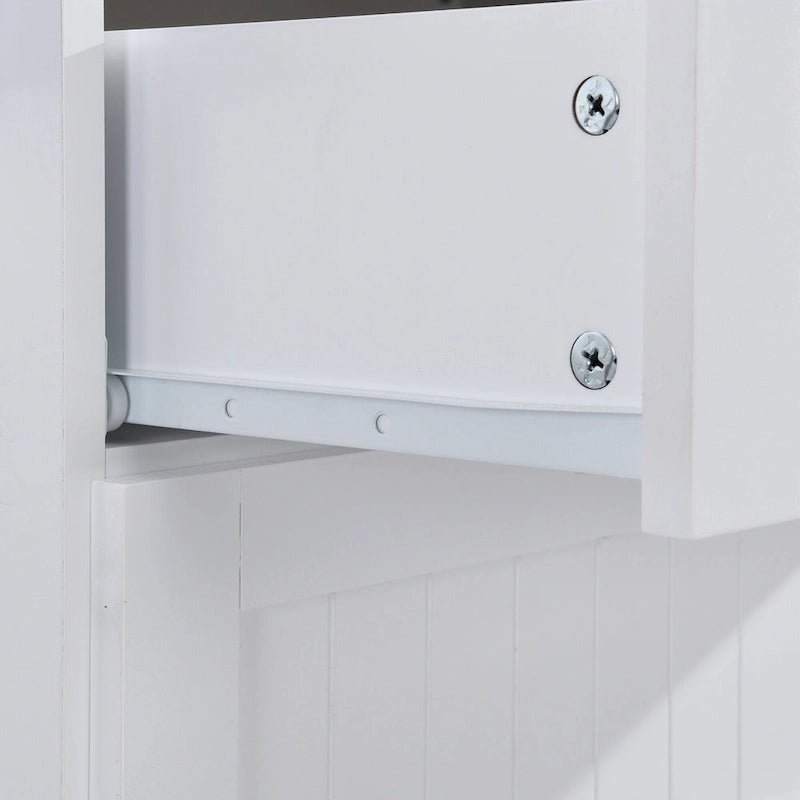 3-Piece Farmhouse Dining Set with Drop Leaf & 2 Chairs