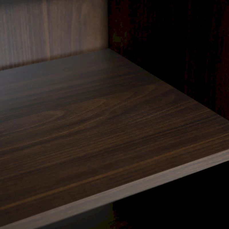 Farmhouse Wood TV Stand with Sliding Barn Door