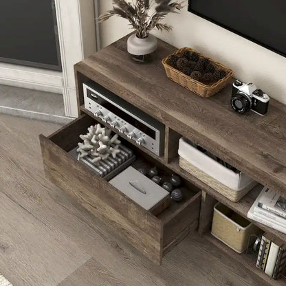 Santee Mid-Century Modern 70-inch TV Stand with Drawer by Furniture of America