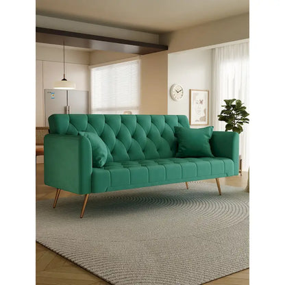 Upholstered Convertible Double Folding Sofa Bed - 19.00 x 71.00 x 30.00