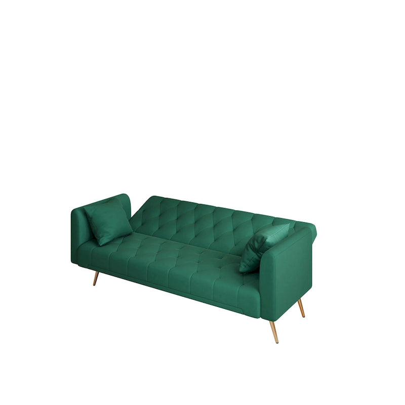 Upholstered Convertible Double Folding Sofa Bed - 19.00 x 71.00 x 30.00