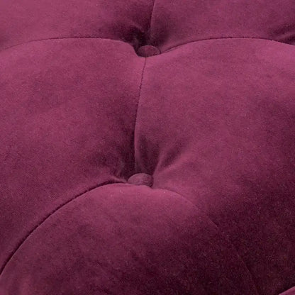 Jeremy Tufted Fabric Ottoman by Christopher Knight Home