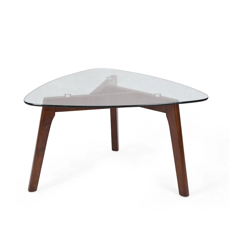 Wasco Indoor Wood and Glass Coffee Table by Christopher Knight Home