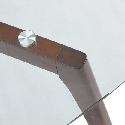 Wasco Indoor Wood and Glass Coffee Table by Christopher Knight Home