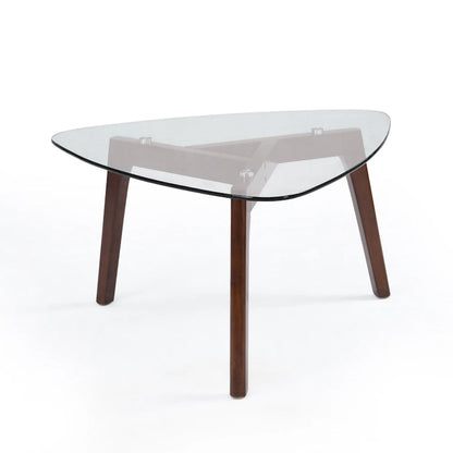 Wasco Indoor Wood and Glass Coffee Table by Christopher Knight Home