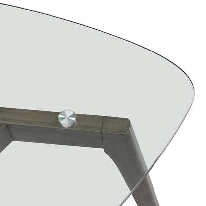 Wasco Indoor Wood and Glass Coffee Table by Christopher Knight Home