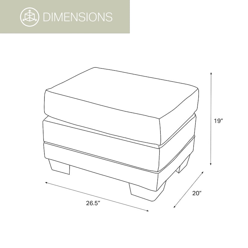 American Furniture Classics Model 8501-00-60 Alpine Lodge Arm Chair with Matching Ottoman