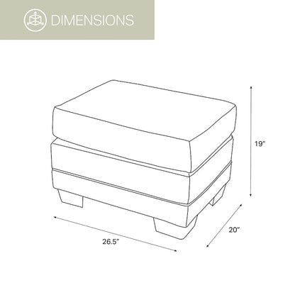American Furniture Classics Model 8501-00-60 Alpine Lodge Arm Chair with Matching Ottoman
