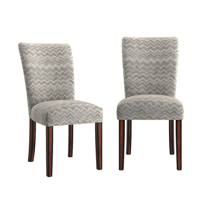 Dinant Print Parsons Dining Side Chairs (Set of 2)