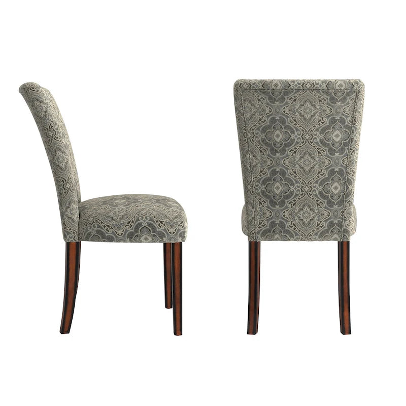 Dinant Print Parsons Dining Side Chairs (Set of 2)