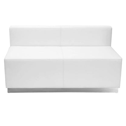 6 PC LeatherSoft Modular Reception Configuration w/Taut Back &Seat