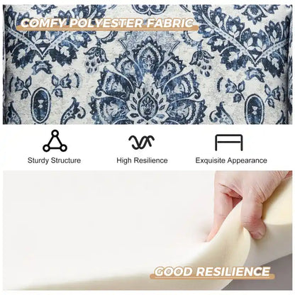 Gott Traditional Wingback Armchair with Solid Wood Legs Set of 2 by HULALA HOME