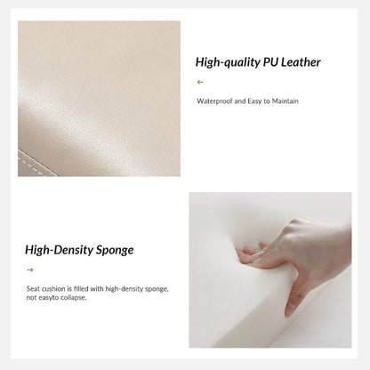 Horst 50 in.W Contemporary Upholstered Bench with Metal Legs by HULALA HOME