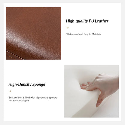 Horst 50 in.W Contemporary Upholstered Bench with Metal Legs by HULALA HOME