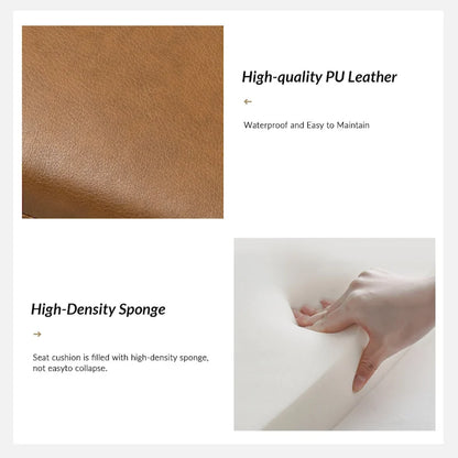 Horst 50 in.W Contemporary Upholstered Bench with Metal Legs by HULALA HOME